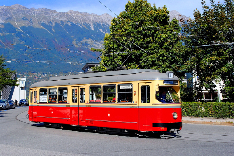 TMB IVB Tw. 61 Lohner am 06.10.2012 Wilten IK