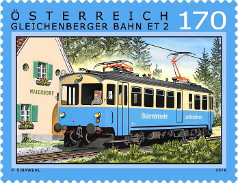 Briefmarke Gleichenbergerbahn