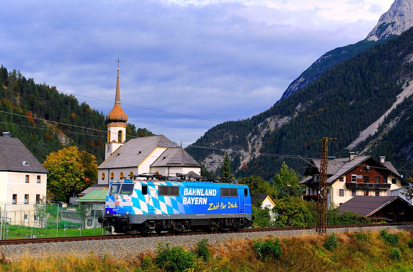 -MB DB 111 017 bei Scharnitz 29.09.2012 foto herbert rubarth1