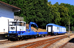 008. Rottenkraftwagen der REG in Viechtach 21.07.2013 hr