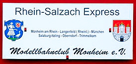 031. Zuglaufschild Sonderzug am 25.05.2013