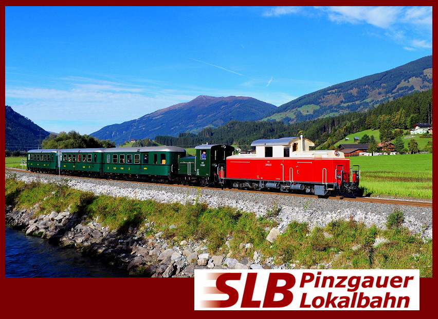 SLB Pinzgaubahn 2091.03 & 2190.01 bei Rettenbach i. Pinzgau 03.10.2010 foto h. rubarth www.alpenbahnen.net