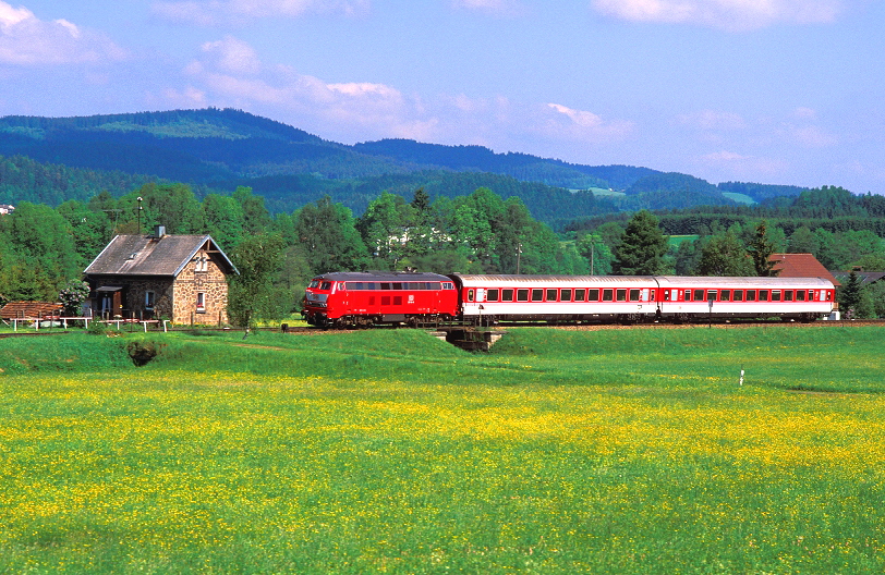 k-001 Bay. Waldbahn bei Gotteszell 28.05.1996 foto hr