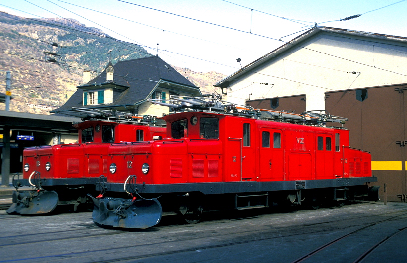 k-002 BVZ Kroko 12 & 13 Depot Visp 30.03.1993 JS