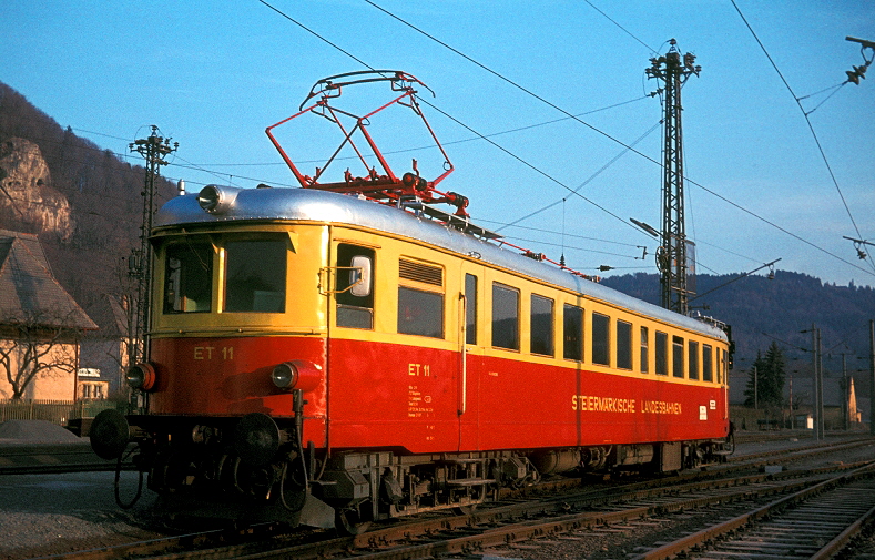 k-005 Bf. Peggau- D. ET 11 ex. Be 4.4  07.09.1988 Foto Gustav Stehno