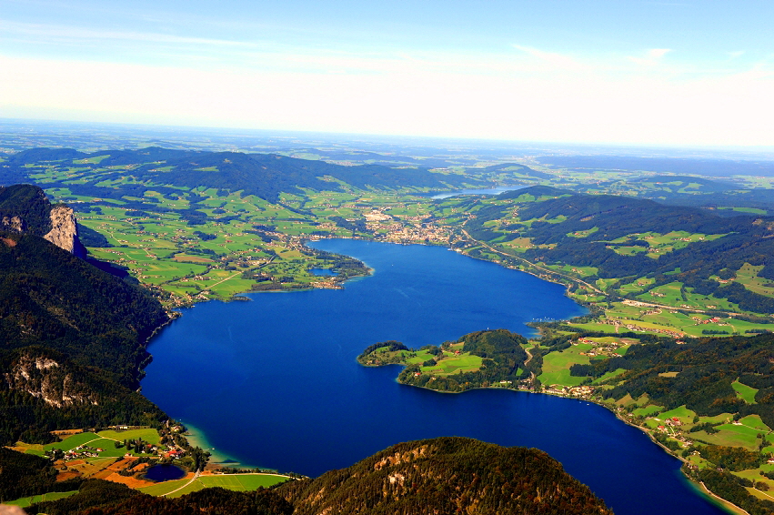 k-012. Schafberg Blick auf den Wolfgangsee 25.09.2012 hr