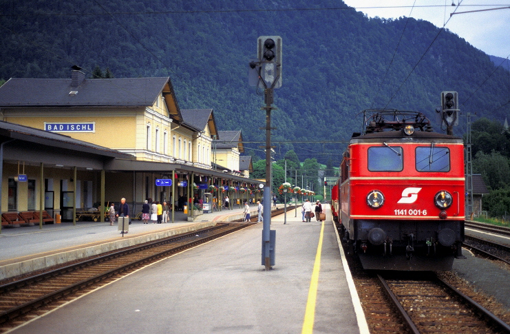 k-012 BR 1141.001 in Bad Ischl 24. Juli 1989 foto herbert rubarth