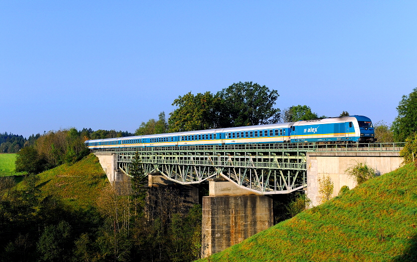 k-014 Br�cke  bei Maria-Thann  ALEX Zug 04.10.2011 hr