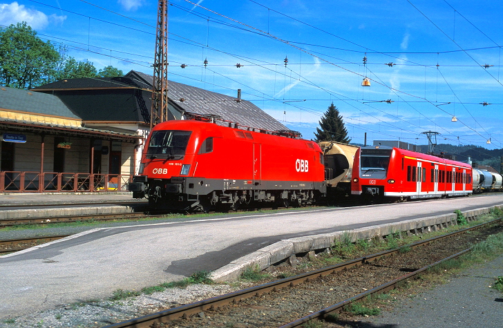 k-027 BB 1116 & DB AG 426 Bf. Reutte 19.05.2003 Foto H. Rubart