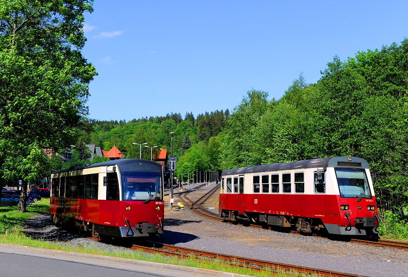 k-1007 Selketalbahn Doppelausfahrt Bf. Alexisbad 29.05.2011 hr