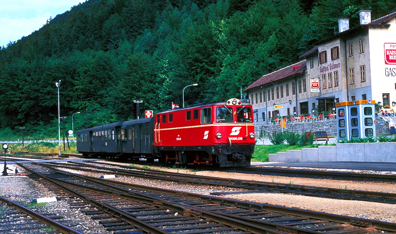 k-101 Ybbstalbahn Einf. Kienberg Gaming 19.07.1985 foto gustav stehno