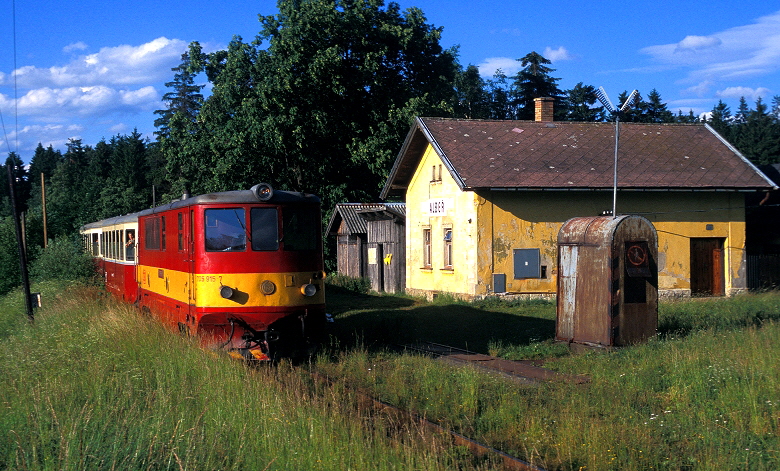 k-102 Sdbhmische Schmalspurbahn CSD 705 915-7 Bf. Alber 04.07.1996 foto herbert rubarth