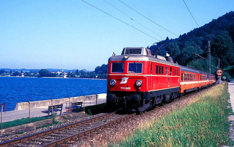 k-105 Expresszug 163 Dachstein bei Bregenz 22.08.1986 sammlung gustav stehno