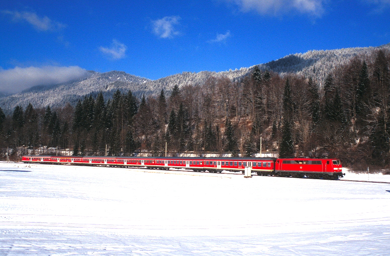 k-106 Karwendelbahn bei Klais 02.01.2009 foto herbert rubarth