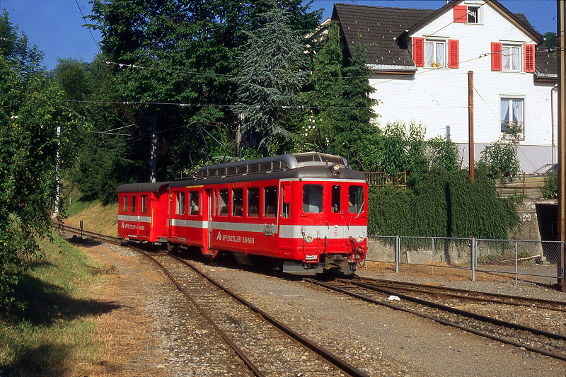 k-AB Altstaetten Tw. 6 Einf. Bf. Altsttten 16. Juni 1996 foto gnter denoth www.verkehrsarchivtirol.org