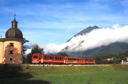 k-ZB 013 Triebwagen bei Schloss Rotholz 11.08.2008