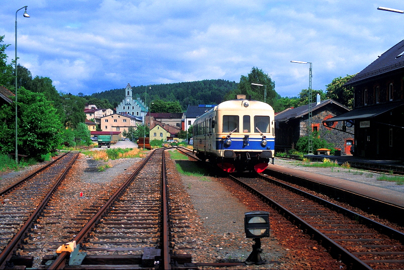 k-022 VT 05 der REG Bf. Grafenau 28.05.1996 foto herbert rubarth