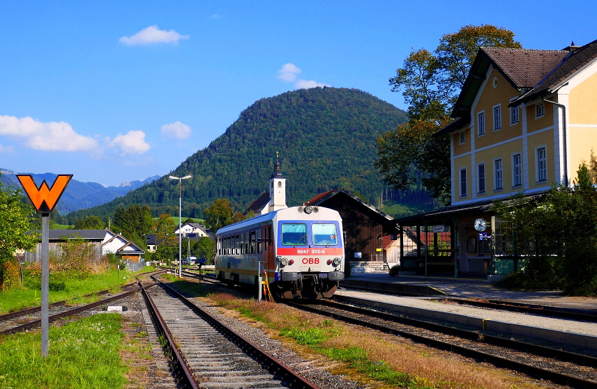 k-Almtalbahn Bf. Grnau 5047.072-3 am 27.09.2016 hr