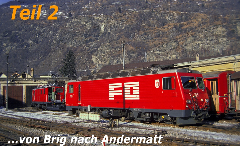 k-001 Titel MGB HGe 4.4 II. Depot Brig 07.02.1991 JS