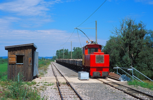 k-027 Lok Urs Verladeanlage IRR am Rheindelta 19.08.2006 Foto H. Rubarth