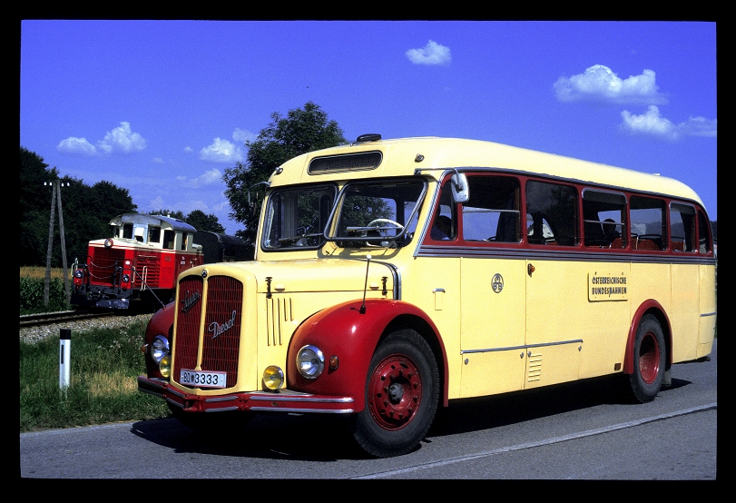 k-027 Saurer Bus auf der Krumpe 30.07.1999 foto herbert rubarth