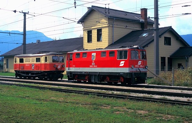 k-MZB051 1099.015 & 1099.003 Heizhaus Mariazell 10.08.1997