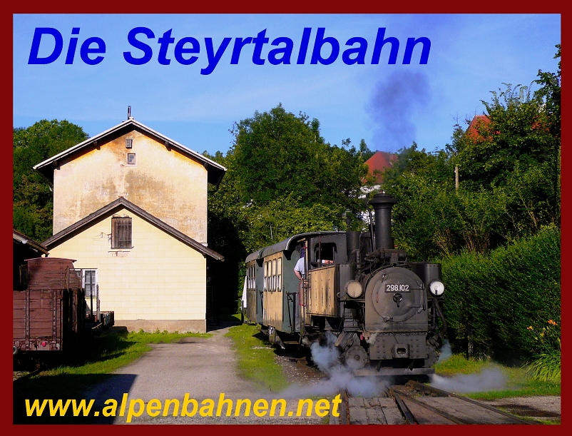k-x001  298.102 Bf. Steyr Lokalbahn Blickrichtung  Garsten 26.07.2009 foto herbert rubarth